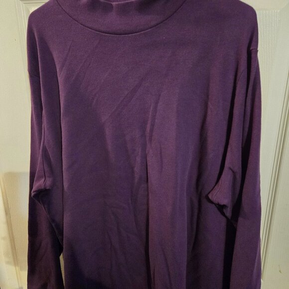 Purple Turtleneck Sweater - Picture 1 of 2